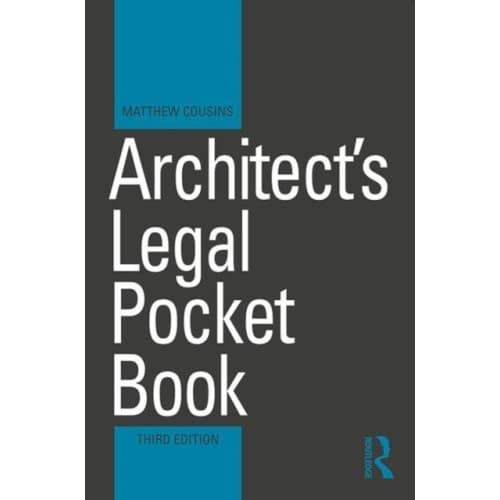 Architect's Legal Pocket Book (häftad, eng)