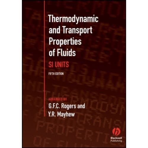 Thermodynamic and Transport Properties of Fluids (häftad, eng)