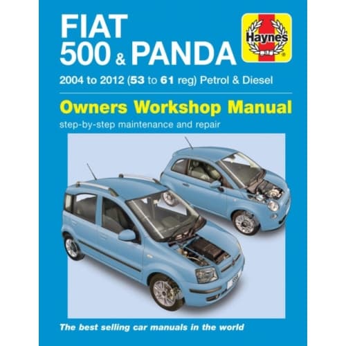 Fiat 500 & Panda (04 - 12) Haynes Repair Manual (häftad, eng)