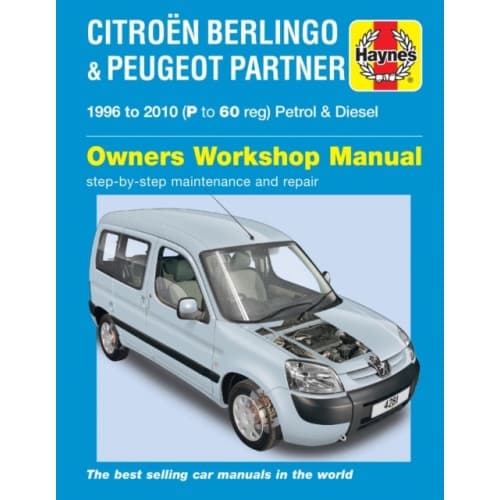 Citroen Berlingo & Peugeot Partner Petrol & Diesel (96 - 10) Haynes Repair Manual (häftad, eng)