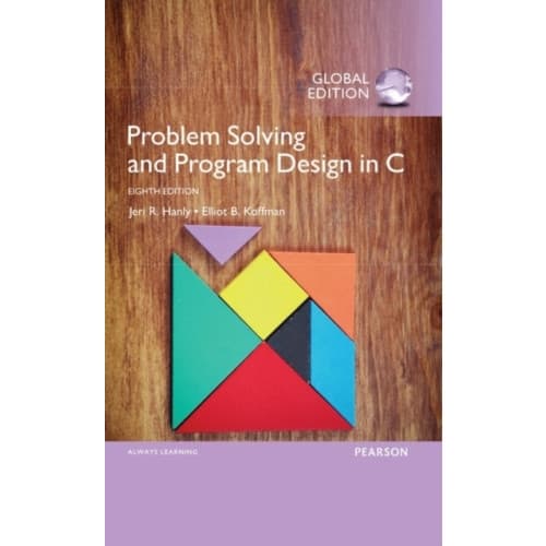 Problem Solving and Program Design in C, Global Edition (häftad, eng)
