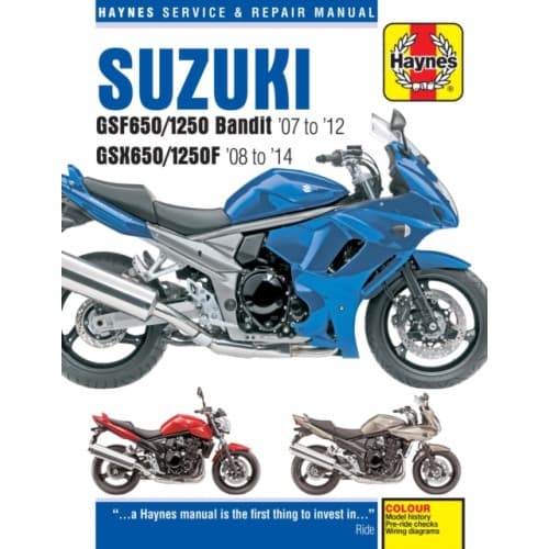 Suzuki GSF650/1250 Bandit & GSX650/1250F (07-14) Haynes Repair Manual (häftad, eng)