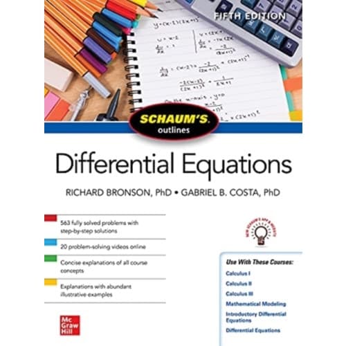 Schaum's Outline of Differential Equations, Fifth Edition (häftad, eng)