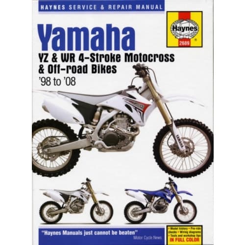 Yamaha YZ & WR 4-stroke Motocross Bikes (98 - 08) Haynes Repair Manual (häftad, eng)
