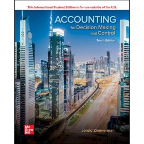 ISE Accounting for Decision Making and Control (häftad, eng)