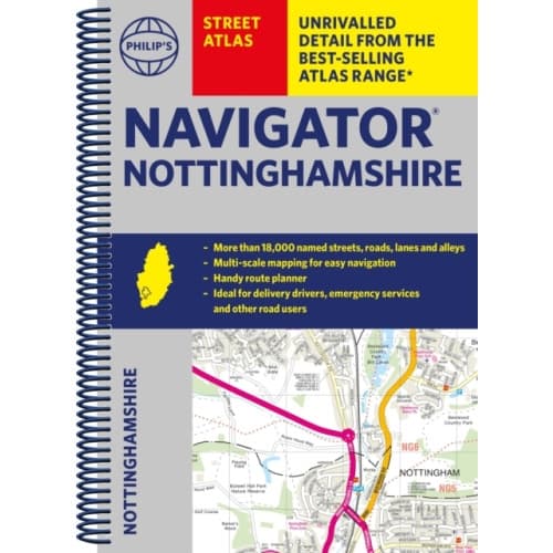 Philip's Navigator Street Atlas Nottinghamshire (bok, spiral, eng)