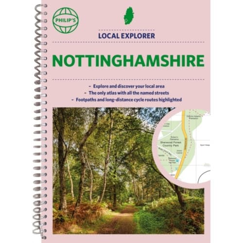 Philip's Local Explorer Street Atlas Nottinghamshire (bok, spiral, eng)