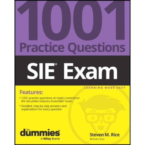 SIE Exam: 1001 Practice Questions For Dummies (häftad, eng)