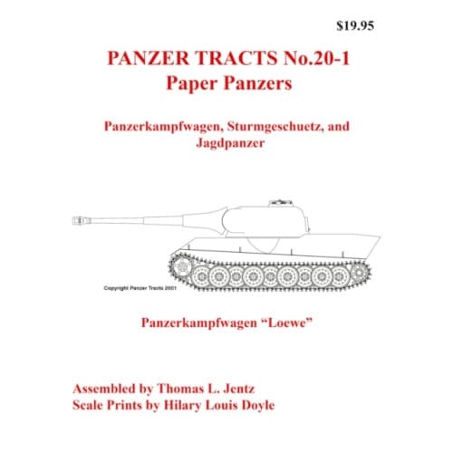 Panzer Tracts No.20-1: Paper Panzers (häftad, eng)