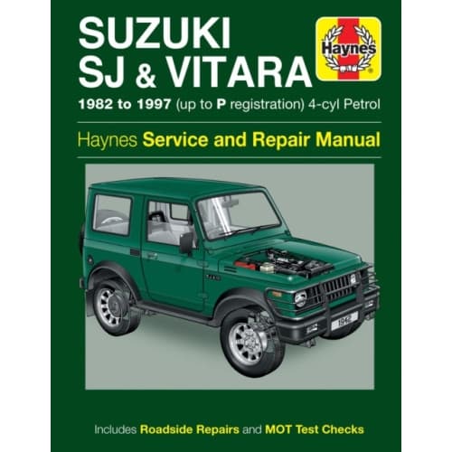 Suzuki SJ Series, Samurai & Vitara (4-cyl) Petrol (82 - 97) Haynes Repair Manual (häftad, eng)