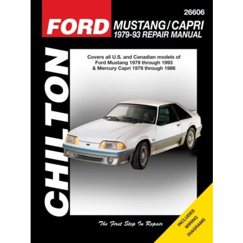 Ford Mustang 79-93 & Mercury Capri 79-86 (Chilton) (häftad, eng)