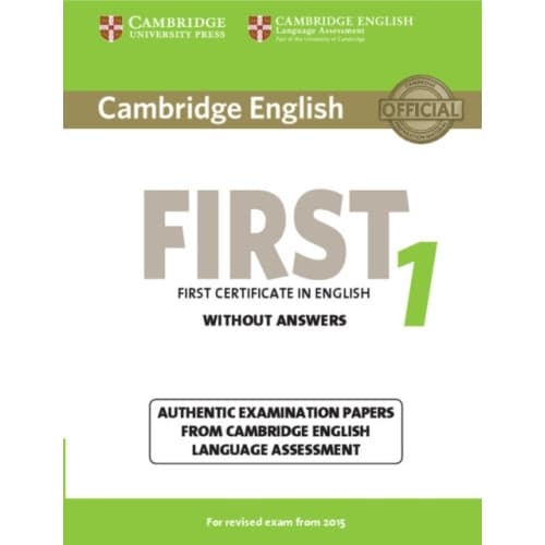 Cambridge English First 1 for Revised Exam from 2015 Student's Book without Answers (häftad, eng)