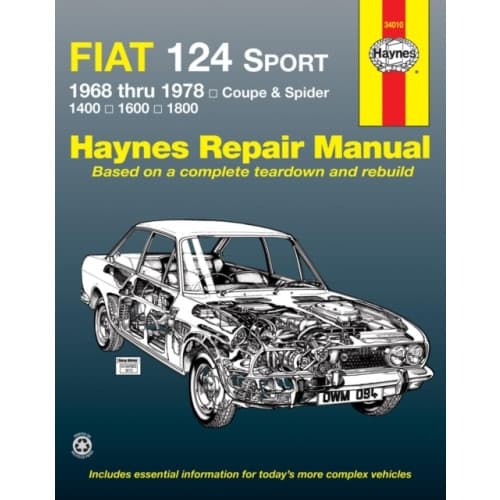 Fiat 124 Sport Coupe & Spider (1968-1978) Haynes Repair Manual (USA) (inbunden, eng)