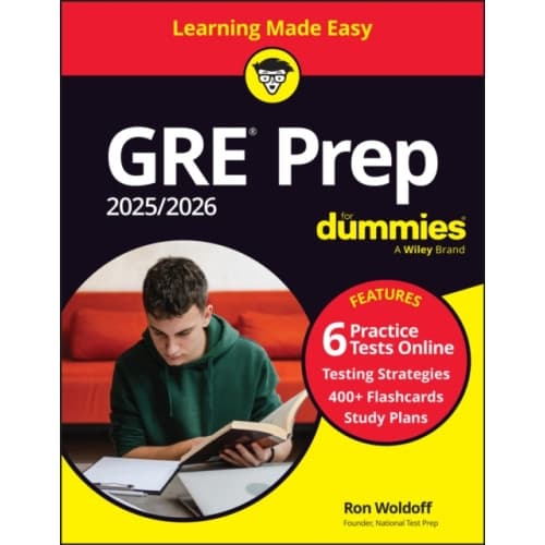GRE Prep 2025/2026 For Dummies (häftad, eng)