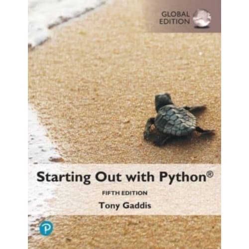 Starting Out with Python, Global Edition (häftad, eng)
