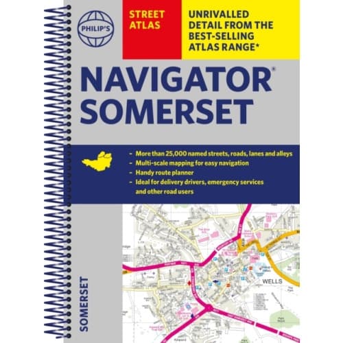 Philip's Street Atlas Navigator Somerset (bok, spiral, eng)