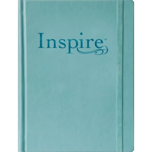 NLT Inspire Bible Large Print, Tranquil Blue (inbunden, eng)