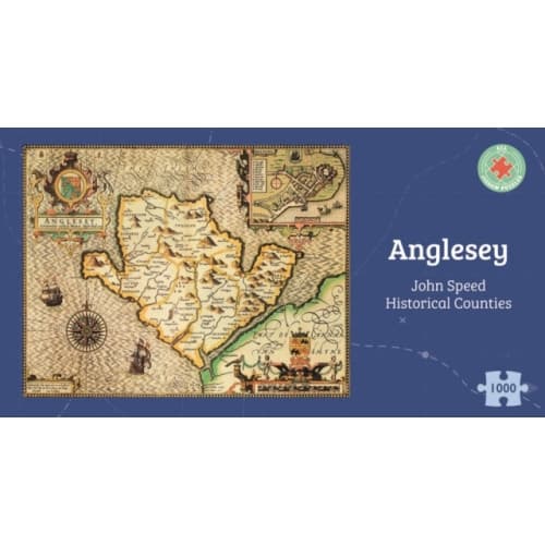 Anglesey Historical 1610 Map 1000 Piece Puzzle (häftad, eng)