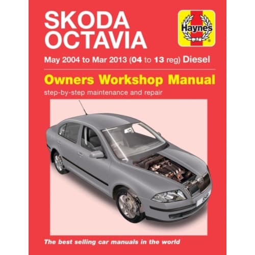 Skoda Octavia Diesel (May '04-Mar '13) 04 to 13 reg (häftad, eng)