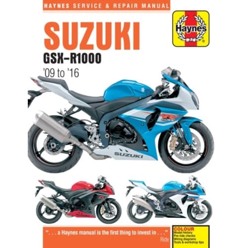Suzuki GSX-R1000 (09 - 16) Haynes Repair Manual (häftad, eng)