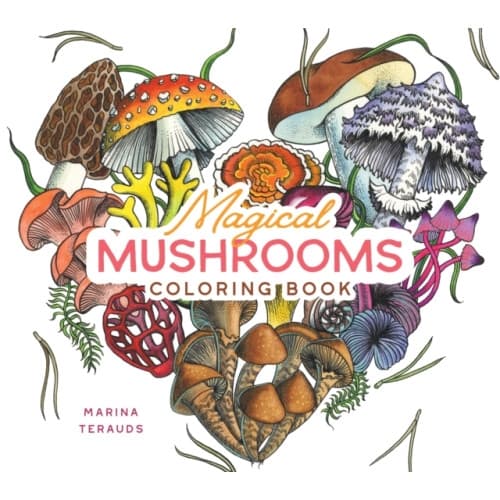 Magical Mushrooms Coloring Book (häftad, eng)