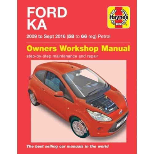 Ford Ka (09-Sept'16) 58 to 66 reg (häftad, eng)