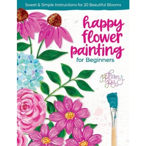 Happy Flower Painting for Beginners (häftad, eng)