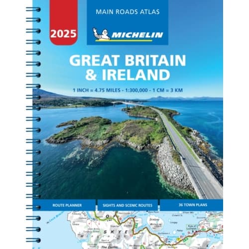 Great Britain & Ireland 2025 - Mains Roads Atlas (A4-Spiral) (bok, spiral, eng)