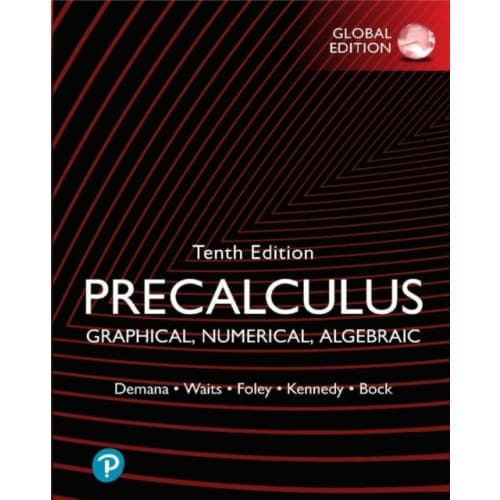 Precalculus: Graphical, Numerical, Algebraic, Global Edition (häftad, eng)
