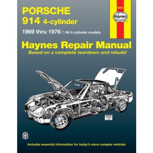Porsche 914 4-cylinder (1969-1976) Haynes Repair Manual (USA) (häftad, eng)