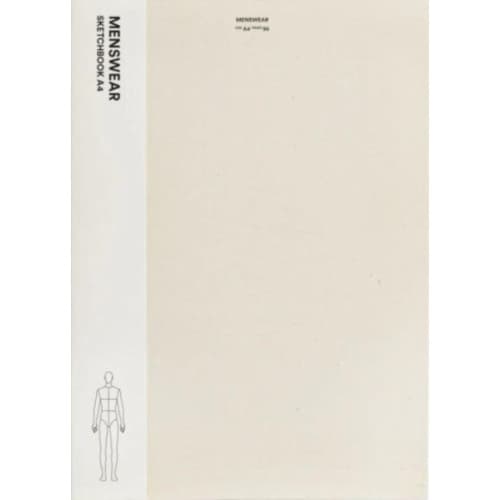 Fashionary Menswear Sketchbook A4 (inbunden, eng)