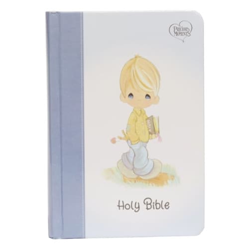 NKJV, Precious Moments Small Hands Bible, Hardcover, Blue, Comfort Print (inbunden, eng)