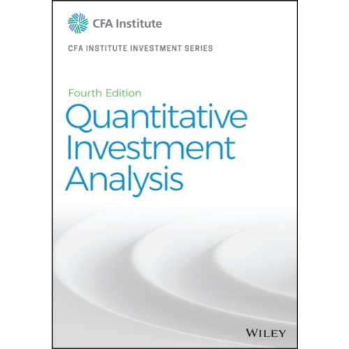 Quantitative Investment Analysis (inbunden, eng)