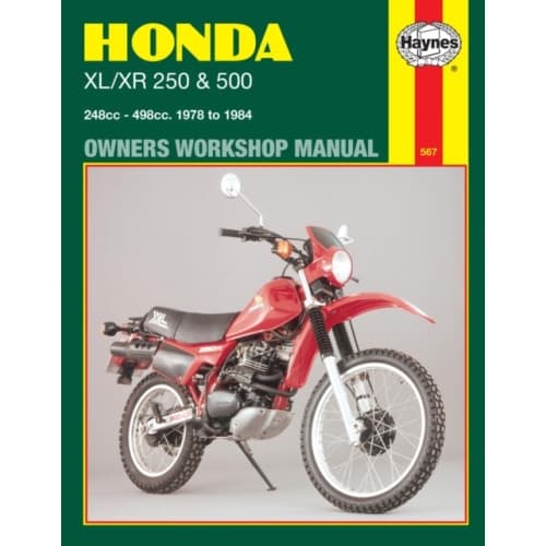 Honda XL/XR 250 & 500 (78 - 84) Haynes Repair Manual (häftad, eng)