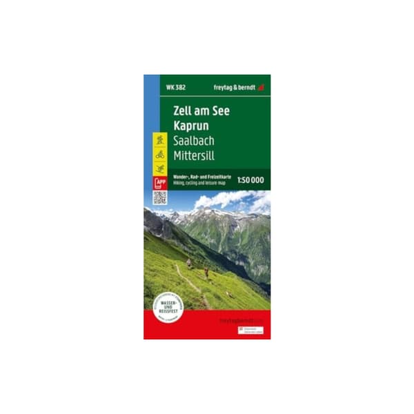 Zell am See -  Kaprun  Hiking, Cycling and Leisure Map