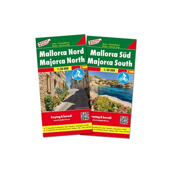 Mallorca Road Map, 2 Sheets with Guide 1:50 000