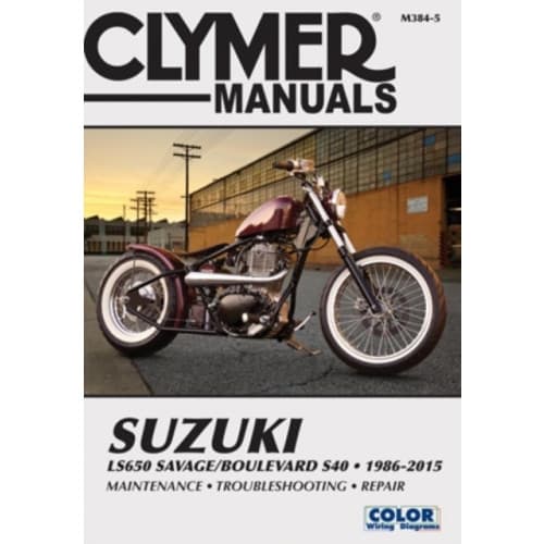 Suzuki LS650 Savage Boulevard S40 Motorcycle (1986-2015) Clymer Repair Manual (häftad, eng)