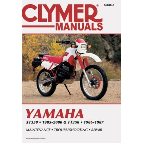 Yamaha XT350 & TT350 Motorcycle (1985-2000) Service Repair Manual (häftad, eng)