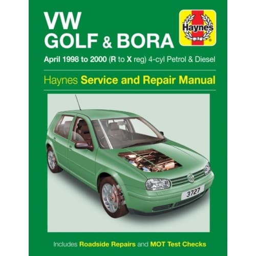 VW Golf & Bora Petrol & Diesel (April 98 - 00) Haynes Repair Manual (häftad, eng)