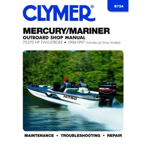 Mercury Mariner 75-275 HP Two Stroke Outboards Includes Jet Drive Models (1994-1997) Service Repair Manual (häftad, eng)