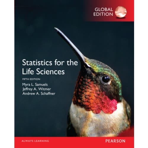 Statistics for the Life Sciences, Global Edition (häftad, eng)