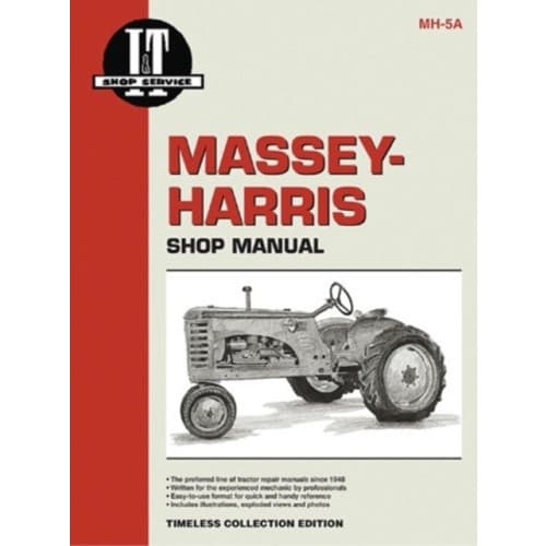 Massey Harris 21 Colt, 23 Mustang, 33-555 Tractor Service Repair Manual (häftad, eng)
