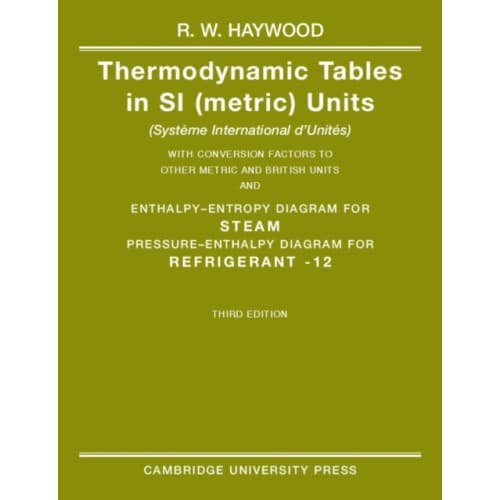 Thermodynamic Tables in SI (Metric) Units (häftad, eng)