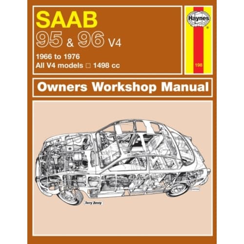 Saab 95 & 96 Petrol (66 - 76) Haynes Repair Manual (häftad, eng)