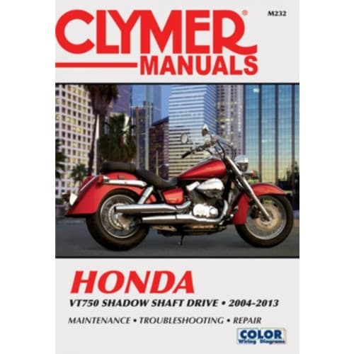 Honda VT750 Shadow Shaft Drive Motorcycle (2004-2013) Service Repair Manual (häftad, eng)