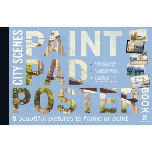 Paint Pad Poster Book: City Scenes (häftad, eng)