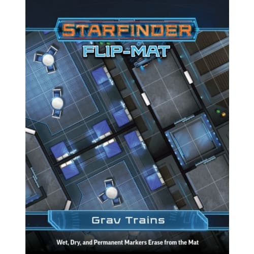 Starfinder Flip-Mat: Grav Trains (häftad, eng)