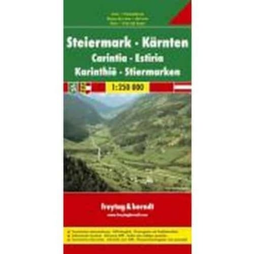 Styria - Carinthia Road Map 1:250 000