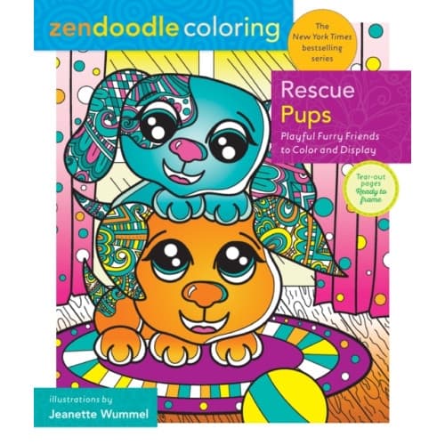 Zendoodle Coloring: Rescue Pups (häftad, eng)