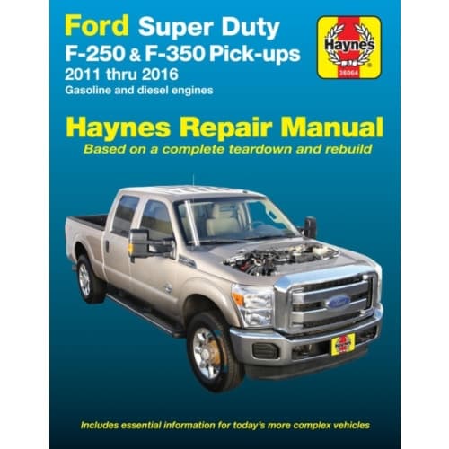 Ford Super Duty F-250 & F-350 Pick-ups (11-16) Haynes Repair Manual (häftad, eng)